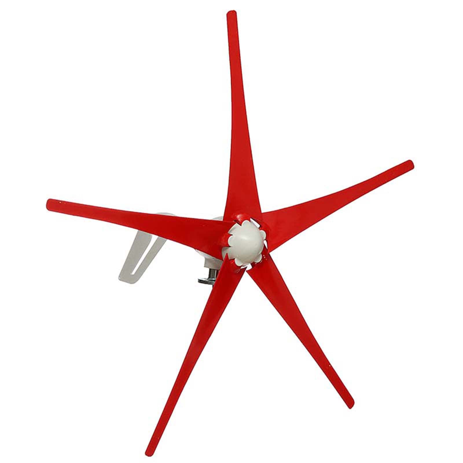 Generatore eolico a turbina eolica con 5 lame controller impermeabile per uso domestico trifase AC a magnete permanente turbina eolica rossa 800 W 12 V 24 48 V