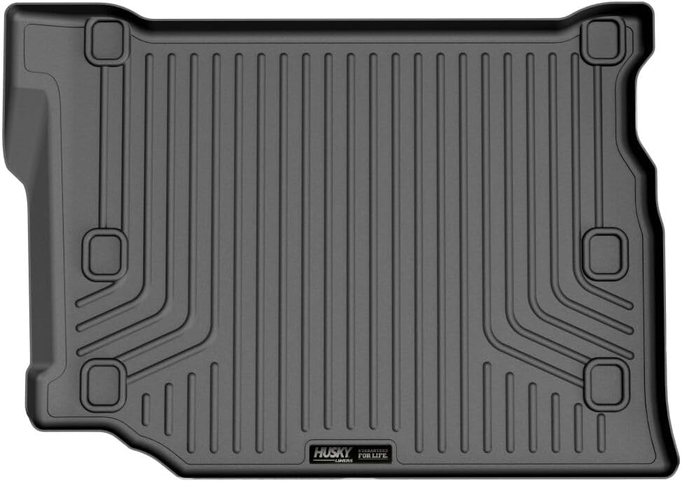 Husky Liners Weatherbeater Cargo Liner | Fits 2021-2025 Jeep Wrangler 4-Door (Includes 4XE Models) | 1-pc Black - 20761