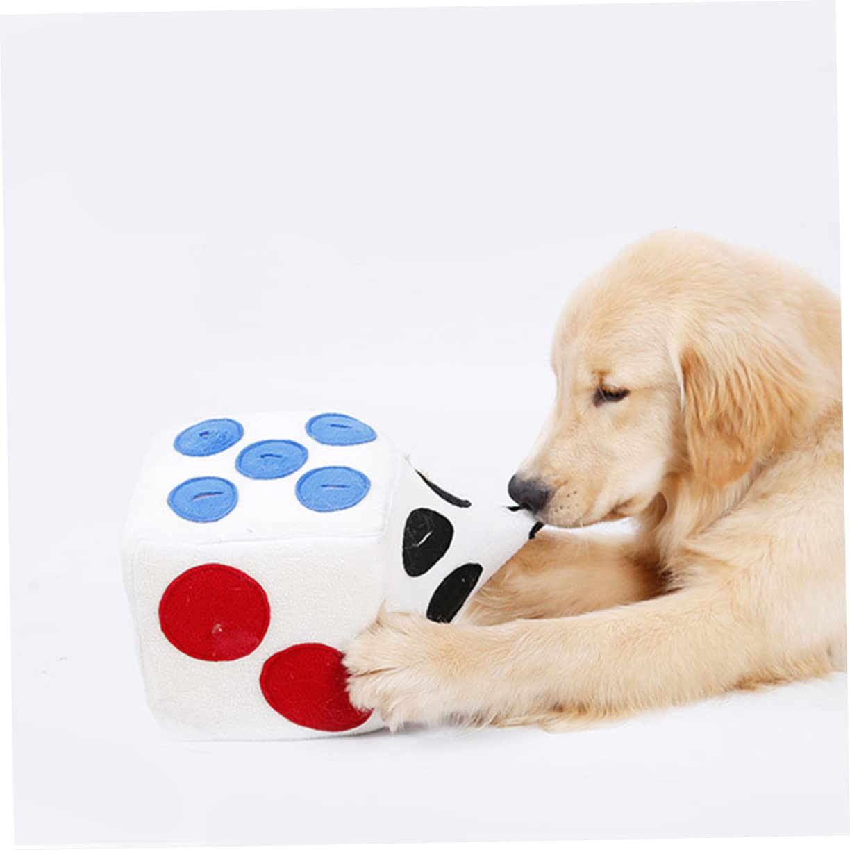 TOYANDONA Dados de Entrenamiento de Perros Juguetes de Animales Cachorro Juguetes Cachorros Juguete Perro pequeño Juguetes de Peluche para Perros Mascotas Perro de Juguete