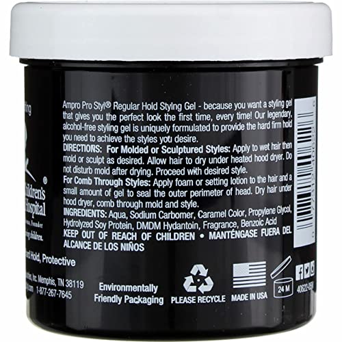 AmPro Gel Modelador Extra Hold 6 Onças. (3 Pacotes)