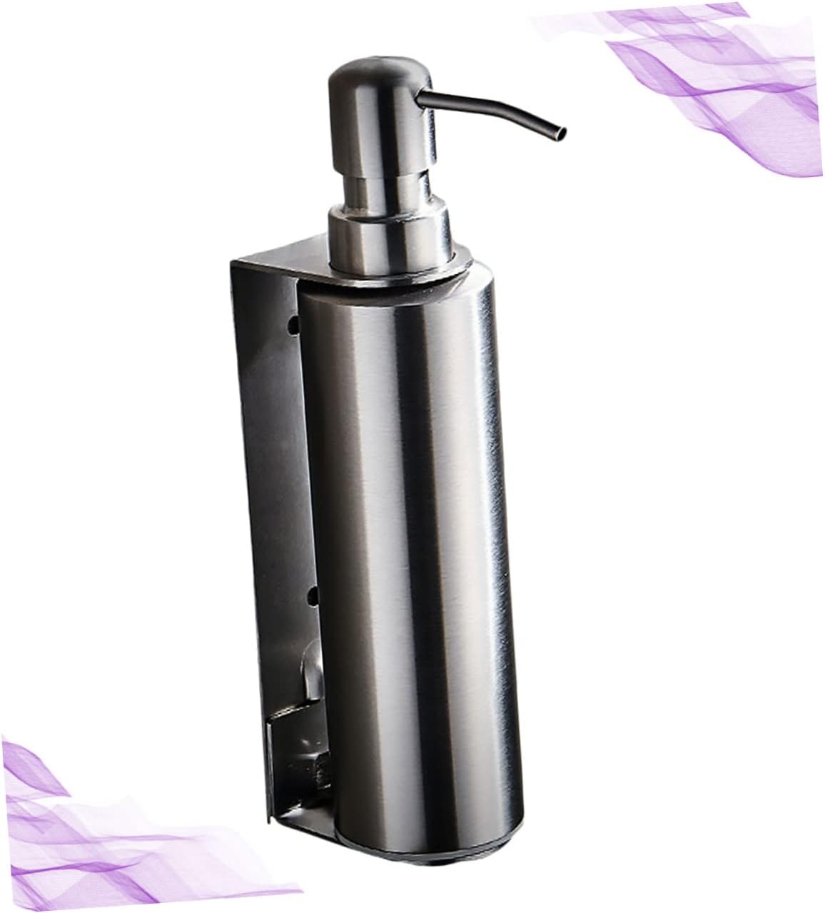 Stainless Steel Soap Dispenser Shower Organizer Hanging Bottle Bathroom Holder Pressure Shower Gel Storage