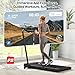 Panana Upgraded Incline Treadmill with App Control, Low Noise Folding Walking Pad for Home Office, Portable Under Desk Walking Running Machine with Remote Control for Apartments