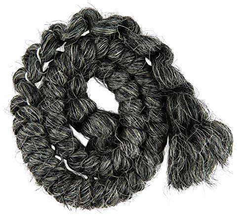 Mehron Make-up Crepe Hair Braid 30 cm - Ciemnoszary