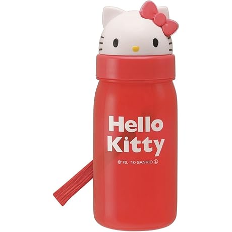 Hello Kitty Expression Die Cut Straw Bottle Flask Sanrio Diecast Lunch