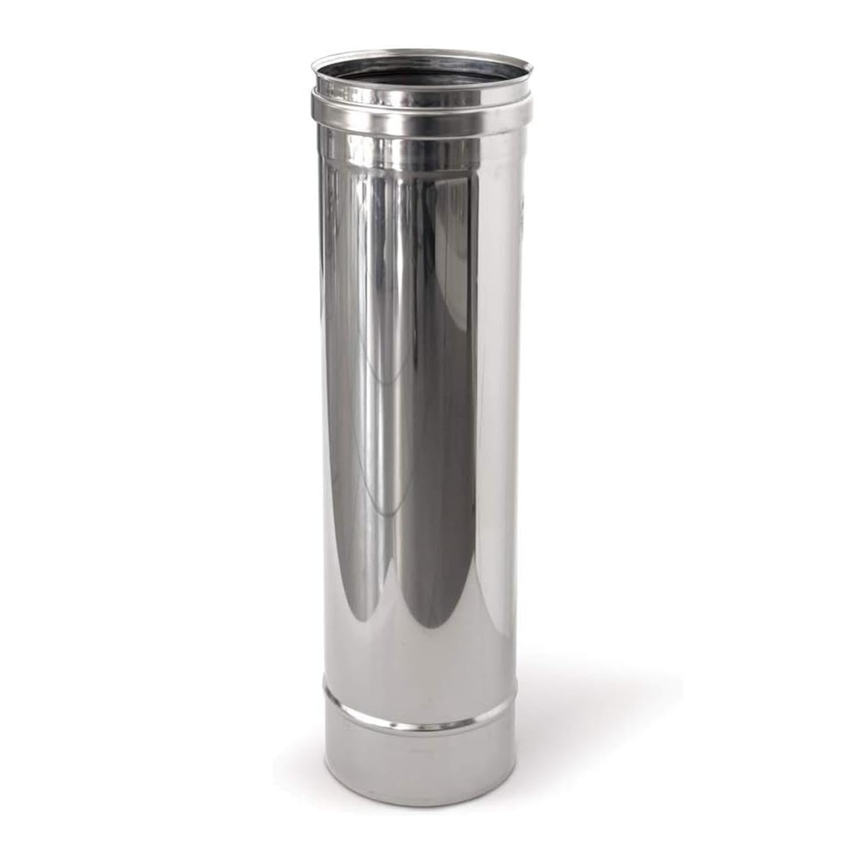 CANNA FUMARIA TUBO ACCIAIO INOX AISI 304 diam. 200 MT 1 spess. 0,5 mm CAMINO