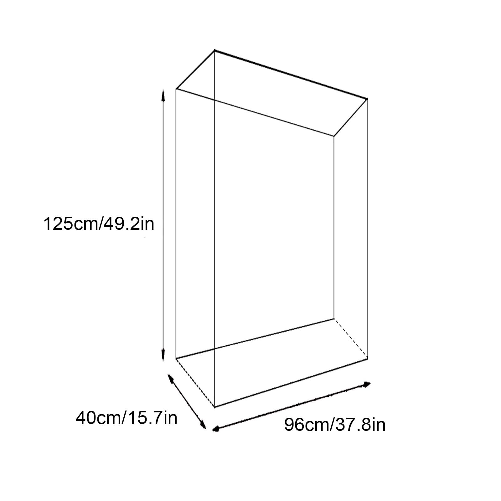 Funda Aire Acondicionado Exterior Grande, Cubre Aire Acondicionado, Tela Oxford, Protección de 5 Lados, Resistente al Sol, al Agua(Gray,96x40x125cm)