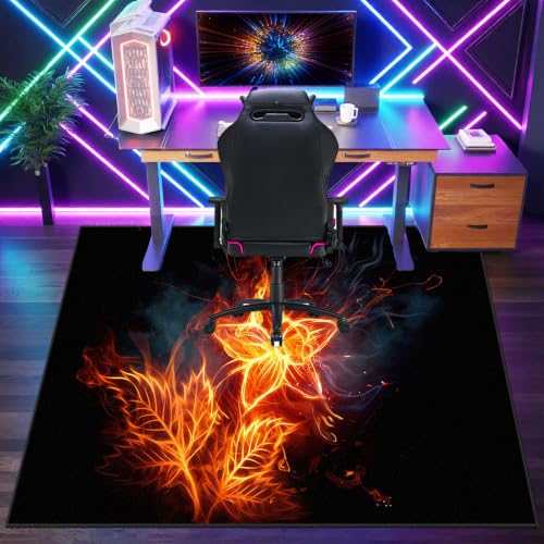 SZZEUOA Tapis de Protection du Sol pour Chaise de Bureau Gaming 60 x 90 cm