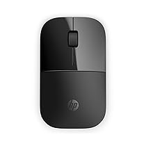 HP Z3700 Mouse Wireless, Sensore Preciso, Tecnologia LED Blue, 1200 DPI, 3 Pulsanti, Rotella Scorrimento, Ricevitore USB Wireless 2.4 GHz Incluso, Design Pratico e Confortevole, Nero