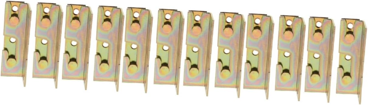 OUNONA 12pcs Bed Rail Replacement Parts Bed Rail Brackets for Headboard Footboard