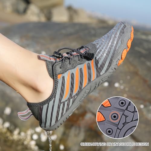 Hike Barefoot Running Shoes Womens Men Non-Slip Wide Toe Box Toe Water Shoes Quick Dry Zero Drop Trail3