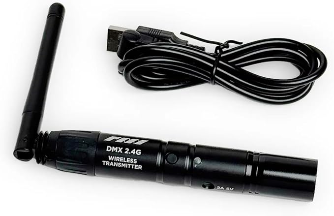 Transmisor Inalámbrico DMX PMI 2.4GHz para SmokeNINJA Pro miniatura 2