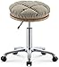 Stołek na kołach Wielofunkcyjny hydrauliczny regulowany okrągłe krzesło opracowywanie stołek obrotowy z kółkami i miękką wyściółką do domowej biura piękna fryzjer fryzjer Salon Medyczny Tatuaż Vrity M