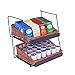 Mobile Merchandisers CRST1306-3B-MB 3-Tier 3 Rectangular Willow Basket Counter Display Rack