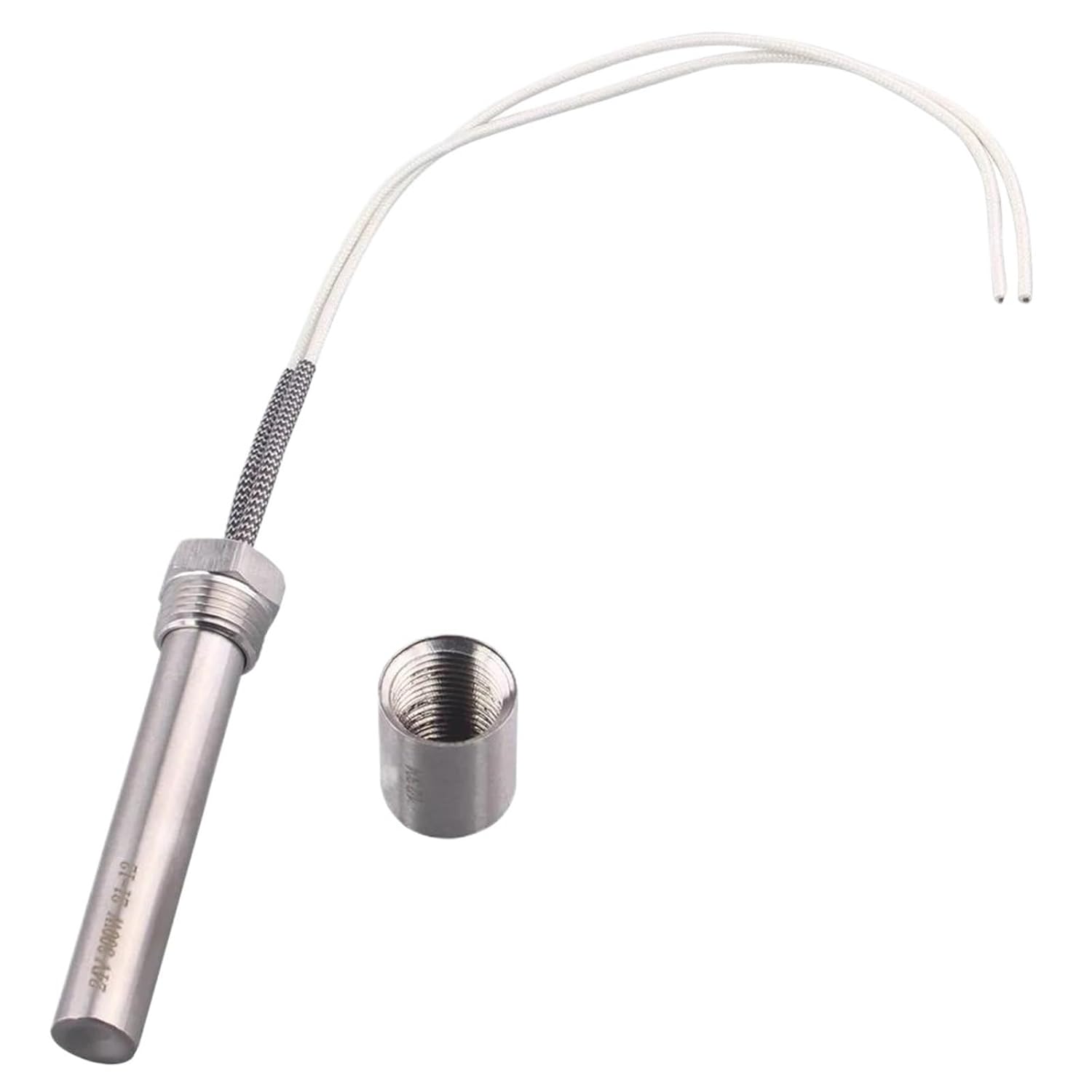 12V Immersion Cartridge Heater Hot Rod 24V Heating Element Replacement with 1/2" NPT Thread 100W 150W 200W 300W