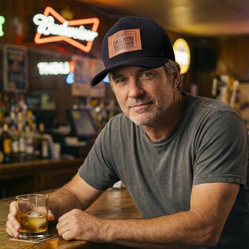 Image of It's Not A Dad BOD It's A Father Figure Hat Funny Dad Gift for Birthday Fathers Day Present from Daughter or Son