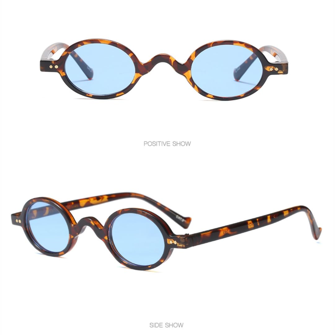 Gafas de sol con protección UV400 | Montura ovalada con lentes de colores | Para mujeres, hombres, deportes al aire libre y conducción
