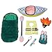 Produktbild Manhattan Toy 161020 Collection Happy Camper 8-teiliges Babypuppen-Camping-Spielset für 30,48 cm und 38,1 cm Stella-Puppen, Mehrfarbig