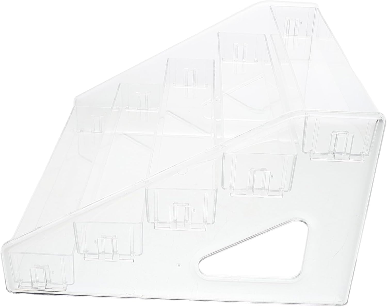 Milisten Tiered Acrylic Display Stand Capacity Storage Box for Collectibles Action Figures Medals Badges Modern Design