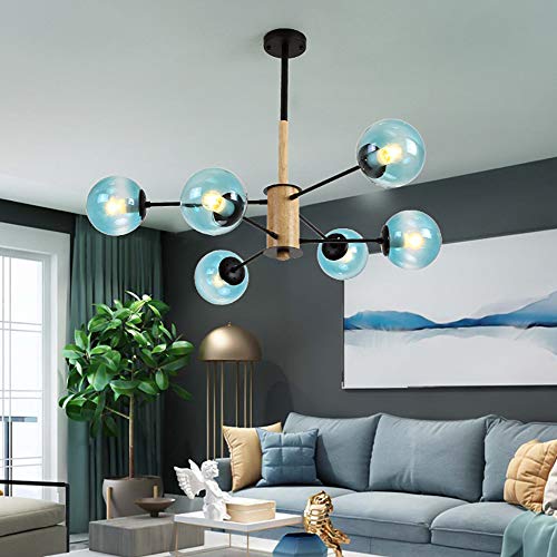 Lustres de luxe E27 Nordic Molecule en blanc laiteux pour intérieur raffiné - 7