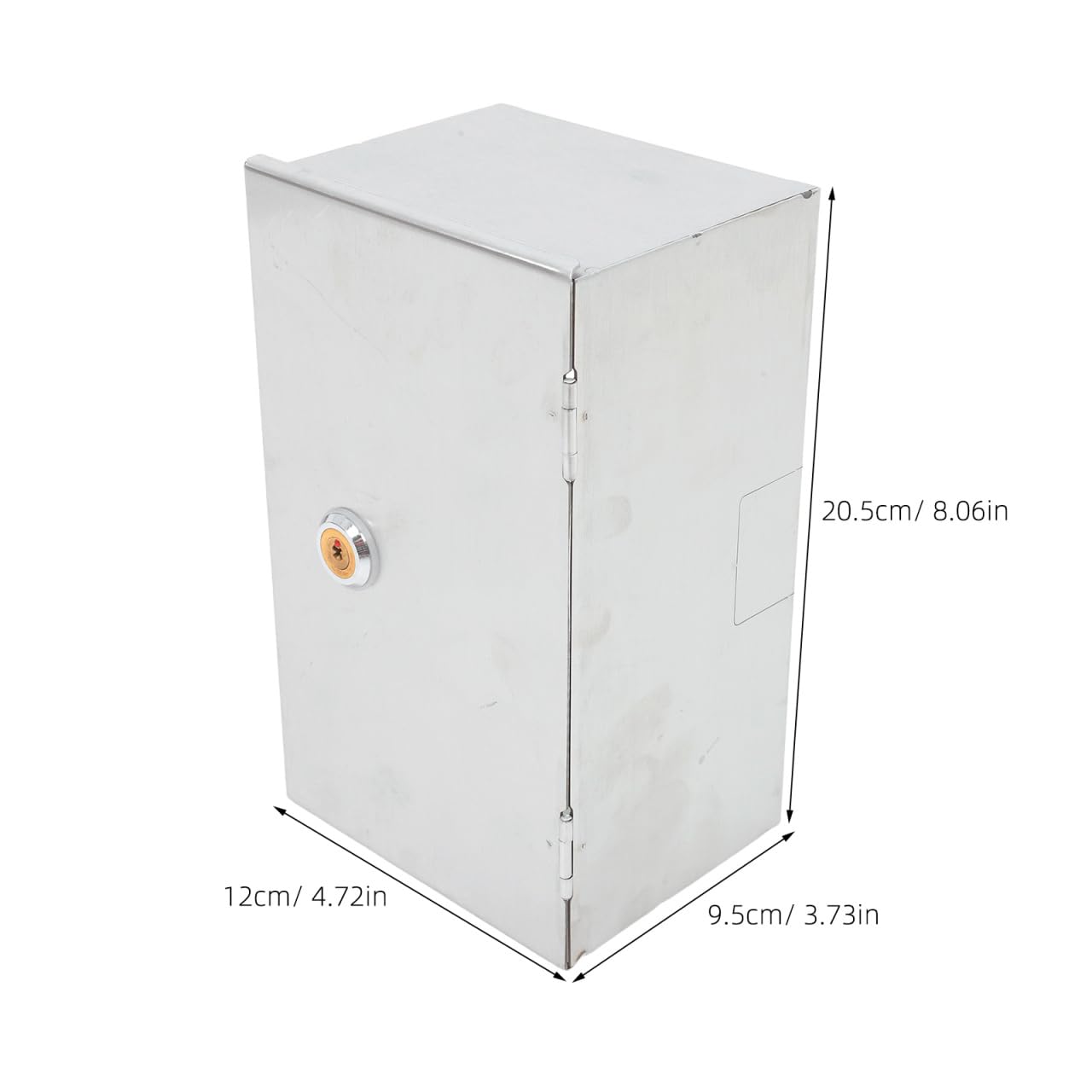 Veemoon Heavy Duty Stainless Steel Lockable Socket Case 86 Type Wall Switch Socket Protection Box 2-Gang Waterproof Electrical Outlet Cover Secure Wall Switch Guard for Home and Office - Image 2
