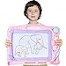 Pizarra Magnética Infantil,Automoness Almohadilla Borrable de Escritura y Dibujo con 2 Sellos y 1 Plumas,Juguetes Educativos para Niños