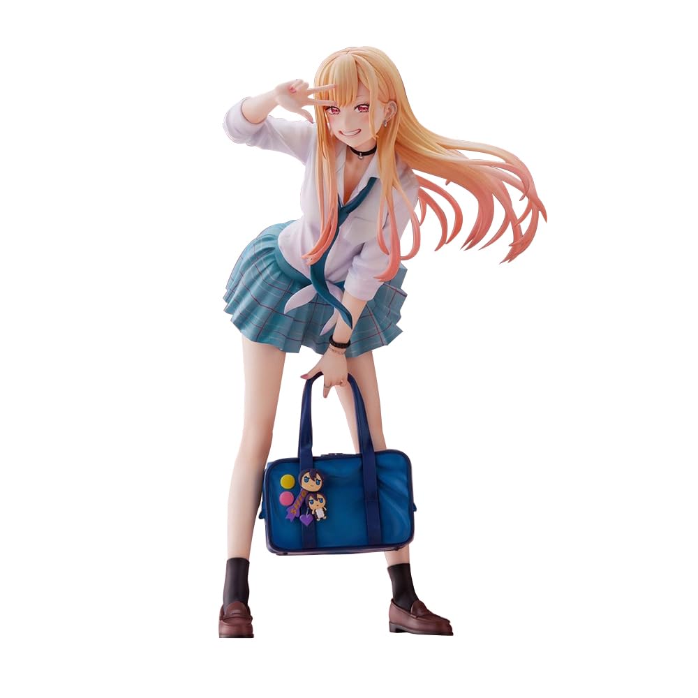 Zhongkaihua Kitagawa Marin Figure School Uniform Ver 21CM Anime Girl Action Figure, Christmas Home Birthdays Desk Decoration Ornament For Fans — image 1