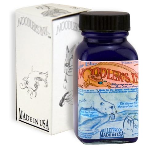 Noodler's Ink Eternal Polar Blue Bottled Ink Refill Cover