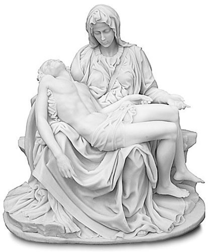 Michelangelo's Pieta Statue Sculpture Madonna Jesus by Veronese