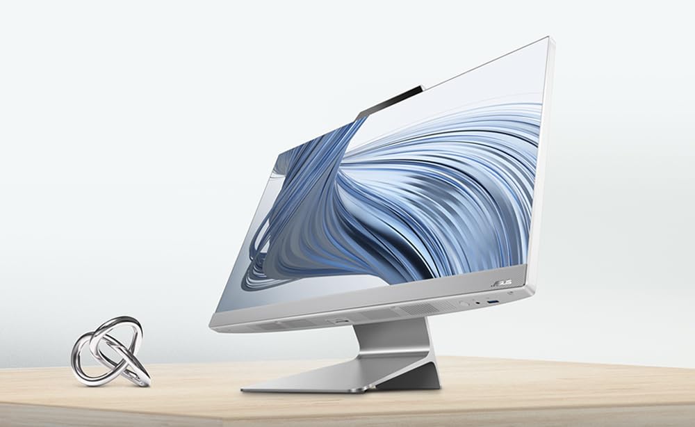ASUS AIO F3702WFAK-WA011W, Display 27", 75Hz, Processore AMD Ryzen™ 5 7520U, RAM 16GB, 512GB SSD PCIE, Windows 11 Home, Bianco