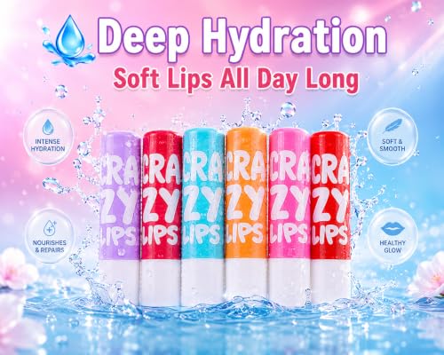 Image of INDIQUEHUB PACK OF 6 Lip Balm for Women & Girls | Moisturizing, Soft & Smooth Lips | Long Lasting, Natural Shine | Flavoured Lip Balm | Everyday Lip Care (6, multi)