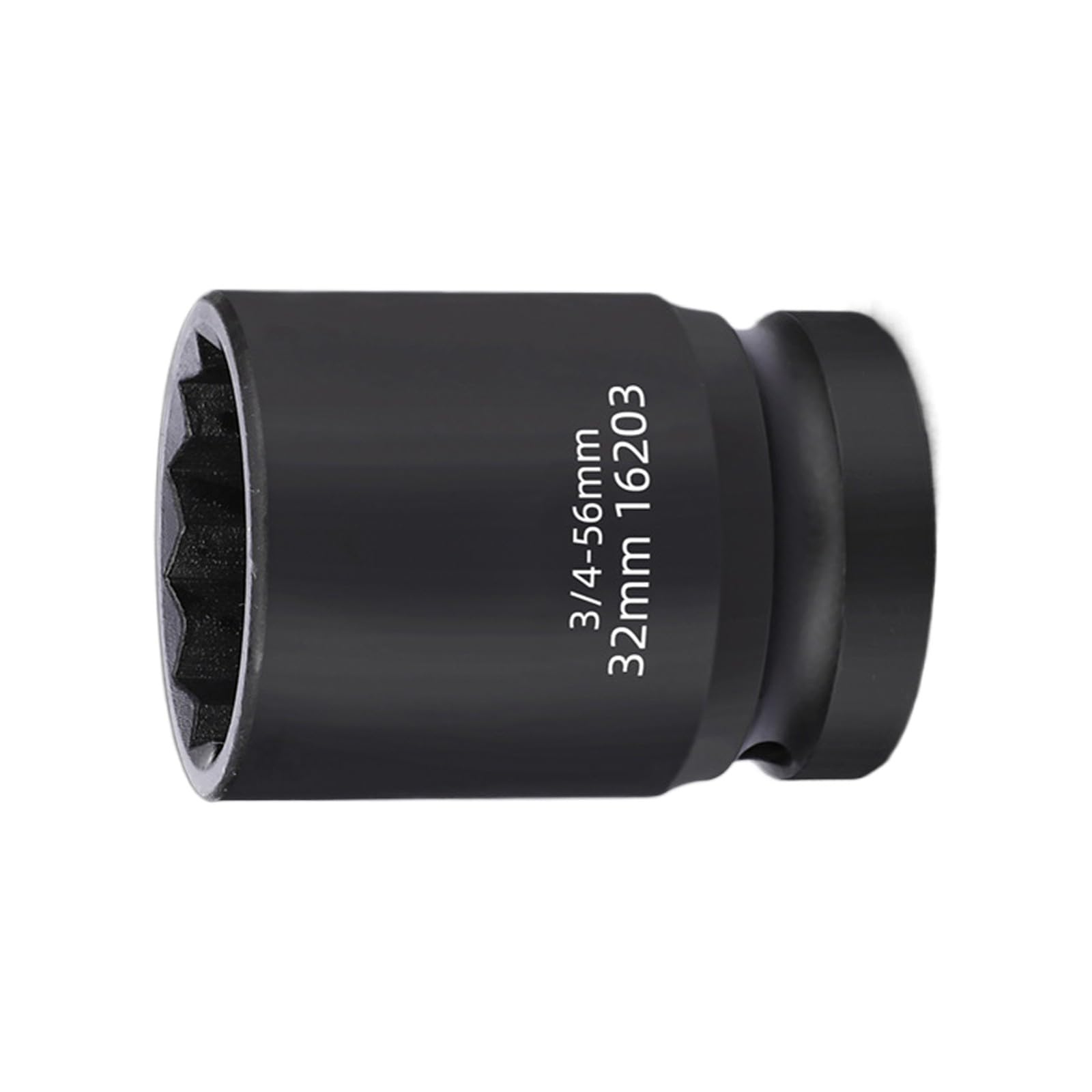 Strength 3 / 4Inch Drives Socket 12 Point Impacts Socket for Automotive and Machinery Maintenance Easy Removal Tool Automotive