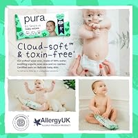 Pura Baby Wipes Unscented 600 Wipes Sensitive Skin with Aloe Vera — image 4