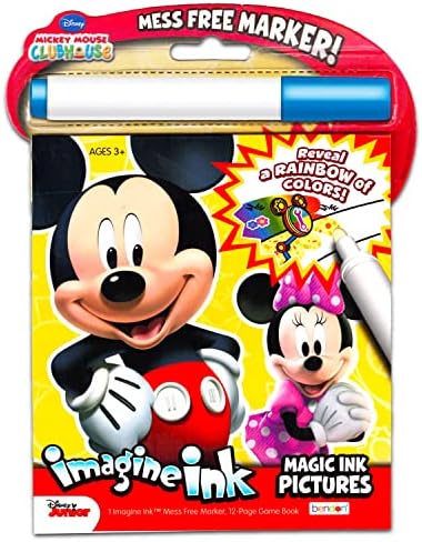 Disney Mickey Mouse Clubhouse Bundle with Imagine Ink Coloring Book and Sticker Pack (Includes Mess Free Marker) image 5
