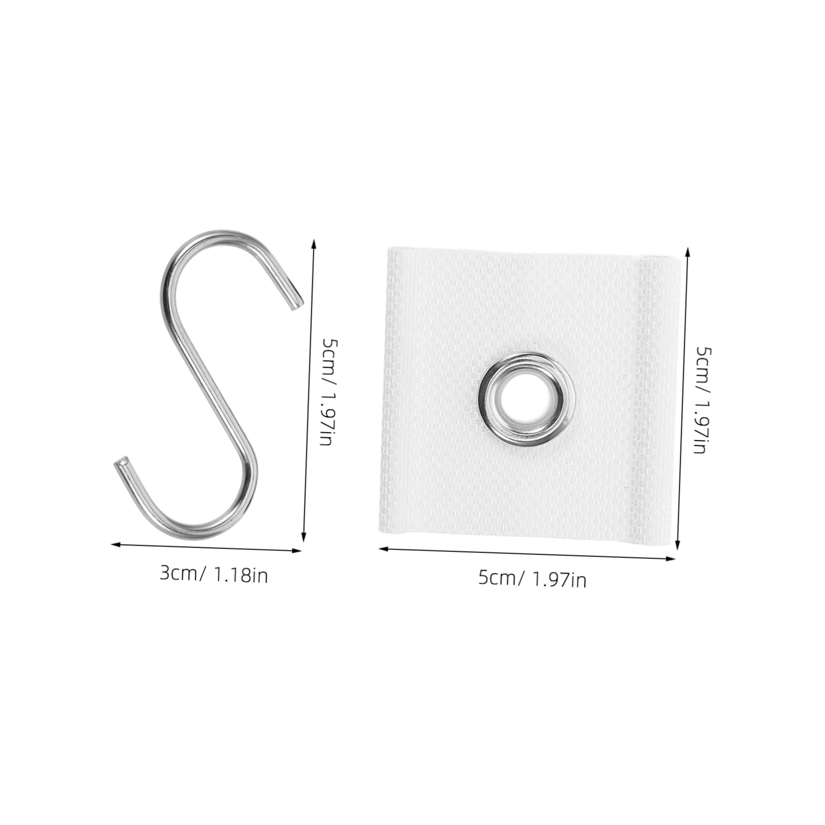 MUCKLILY 10sets Rv Awning Hooks Heavy Duty Clips for Canopy Compatible to Piping to Install for Outdoor Parties and Camping