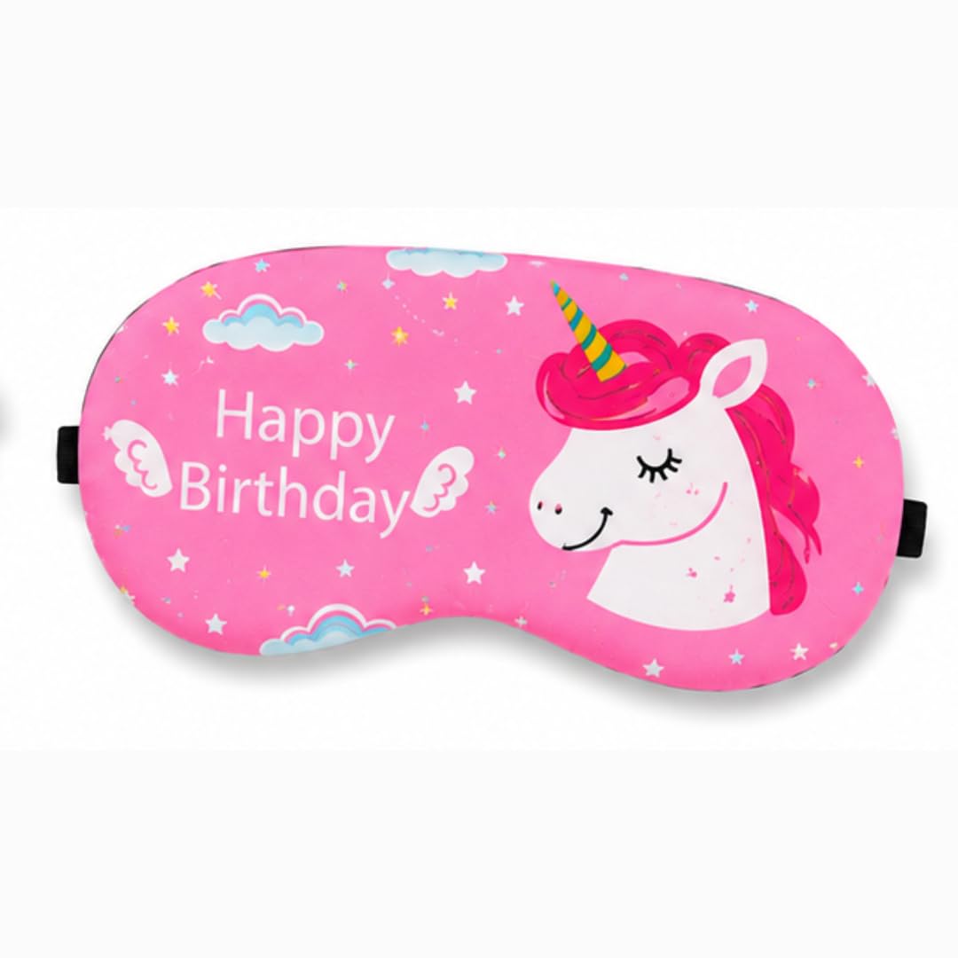 Mega Tree Unicorn Sleep Adjustable Eye Mask Pack Of 2 For Kids And Girls | Adjustable elastic strap provides a secure and comfortable fit for most kids Perfect for sleeping, travel, school trips-image-6