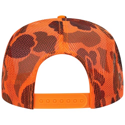Image of OTTO Polyester Foam Front 5 Panel High Crown Mesh Back Trucker Hats in 97, Bulk, Wholesale