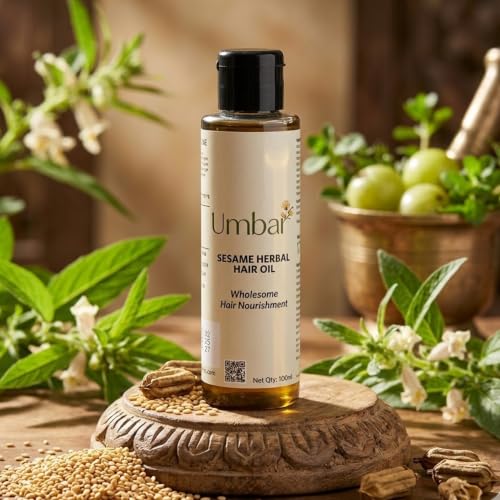 Image of Sesame Oil, Scalp Solution & Hair Mask | Botanical Trio | Golden, Combo 3x100g