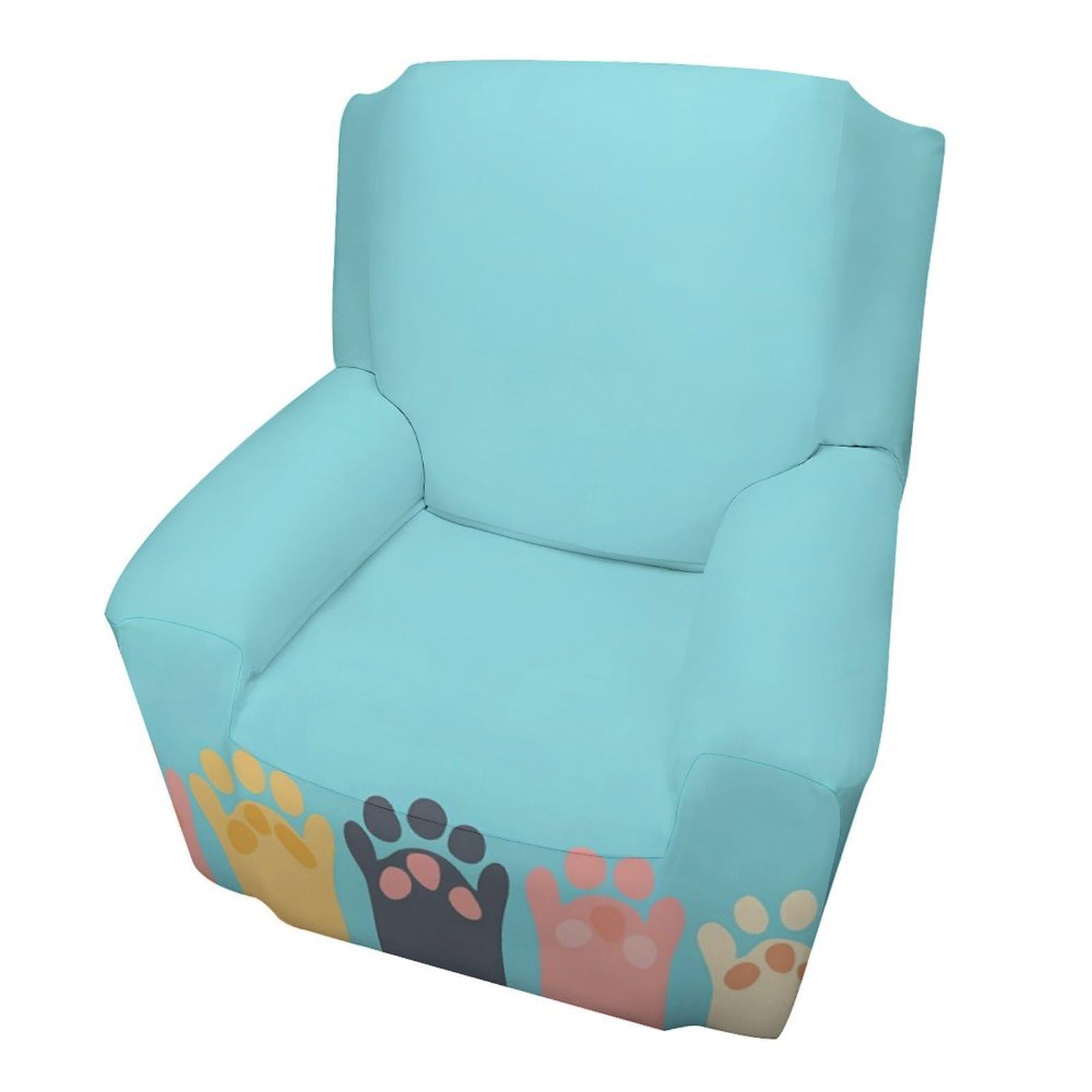 Housse de fauteuil 1 place contre les taches et griffures de chat