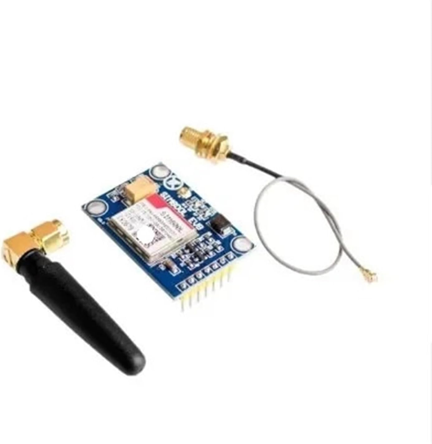 Smallest SIM800L GPRS GSM Module MicroSIM Card Core Board Quad-Band TTL Serial Port(Blue 2)