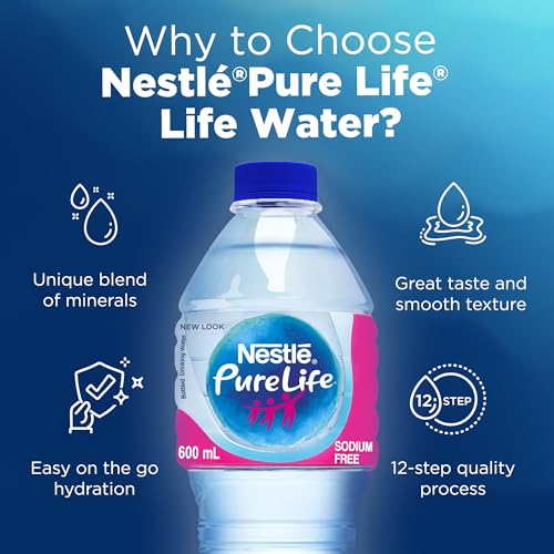 Nestle Pure Life Water, 12X600 ml
