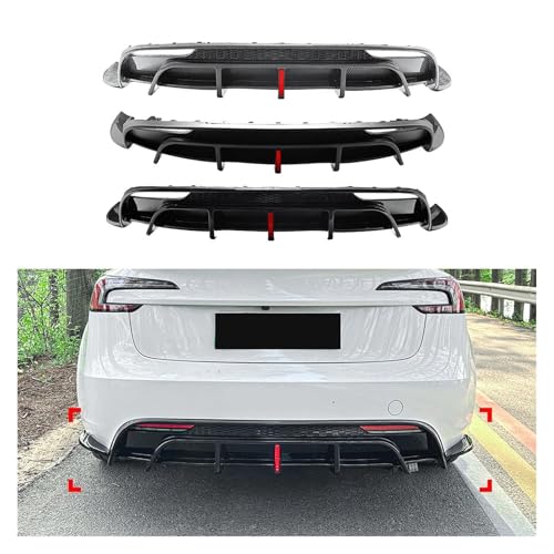 Pare-chocs arrière Tesla Model 3 2024 avec lèvre de modification extérieure