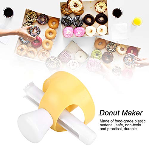 Plastic Donut Maker Mold Plastic Bakery Doughnut Cake Maker Mold Fondant Cake Bread Desserts Bakery Mould Diy Doughnut Cutter With Pliers #TOP6