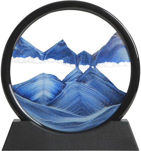 Moving Sand Art Liquid Motion, 3D Deep Sea Sandscape Color Quicks...