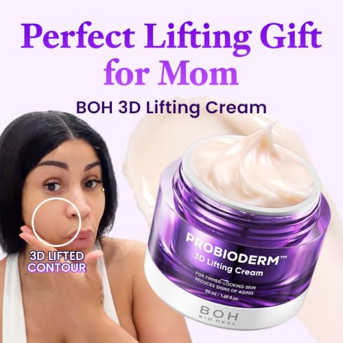 Image of [Cardi B's Pick] BIOHEAL BOH Probioderm 3D Lifting Cream 1.7 fl oz - Advanced Korean Facial Night Cream with 17-Peptide Complex & Probioderm for Face and Neck, Butter-Rich Texture for Perfect Slugging