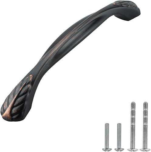 Modket Valentina Series - Tirador clásico sólido para gabinete de cocina, 6-14 pulgadas de longitud total, 5 pulgadas entre agujeros centrales,