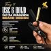 KARISMA Cut Throat Razor for Men, Professional Straight Edge Barber Razor with Sturdy Architecture, Rust Resistant Matte Black & Gold Finish, Ideal for Traditional Wet Shaving (Blades Not Included)