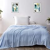 Kpblis Cooling Bamboo Blankets for Hot Sleepers, Lightweight Summer Big Cool Blankets Twin Size, Thi