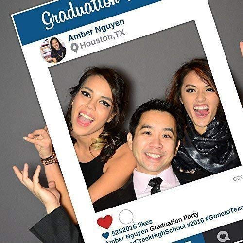 Social Media Selfie Frame Poster