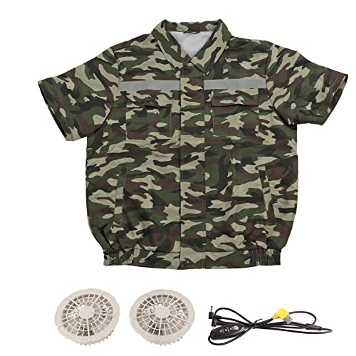 Chaqueta con ventilador de refrigeración rápida y 3 niveles de flujo de aire ajustable