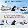TICONN 2PK Faraday Bag for Key Fob, 7.75"X4.25" Faraday Cage Protector, Car RFID Signal Blocking, Anti-Theft Pouch Anti-Hacking Case Blocker (Beige, L) #4